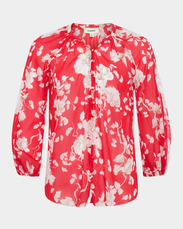 Teagan Dolman-Sleeve Blous